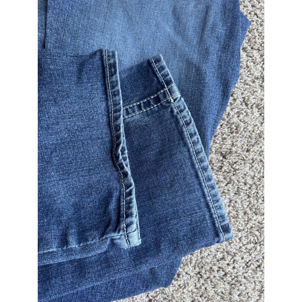 Ariat M5 Mens 33x36 Straight Leg Boot Cut Jeans Medium Wash Western Denim - Picture 12 of 12